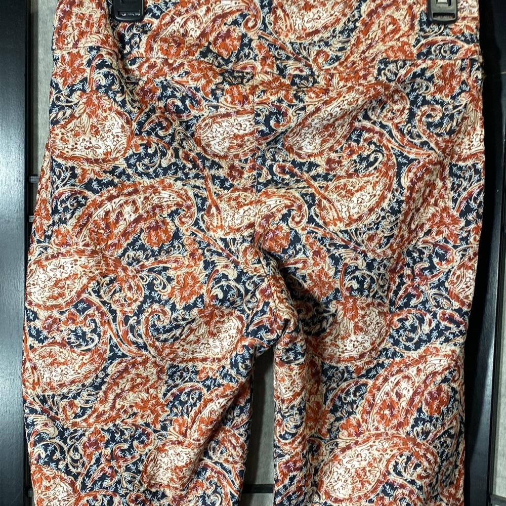 Peck & Peck cotton poly cropped pants size 6 elastic waist lots of stretch!! - Picture 4 of 10